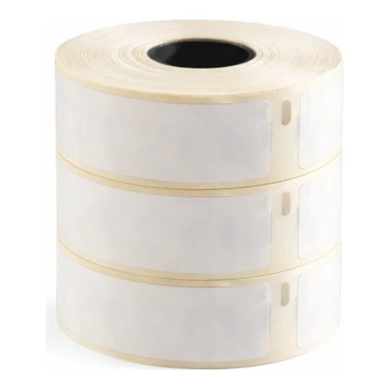 3x Dymo 99012 / S0722400 compatible labels verwijderbaar, 89 mm x 36 mm