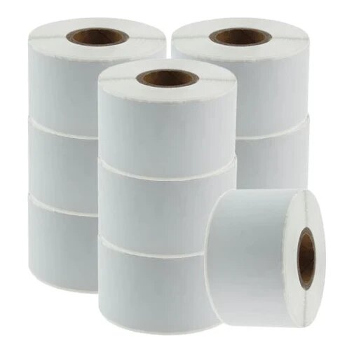 10x Dymo 99018 / S0722470 compatible labels, 38 mm x 190 mm