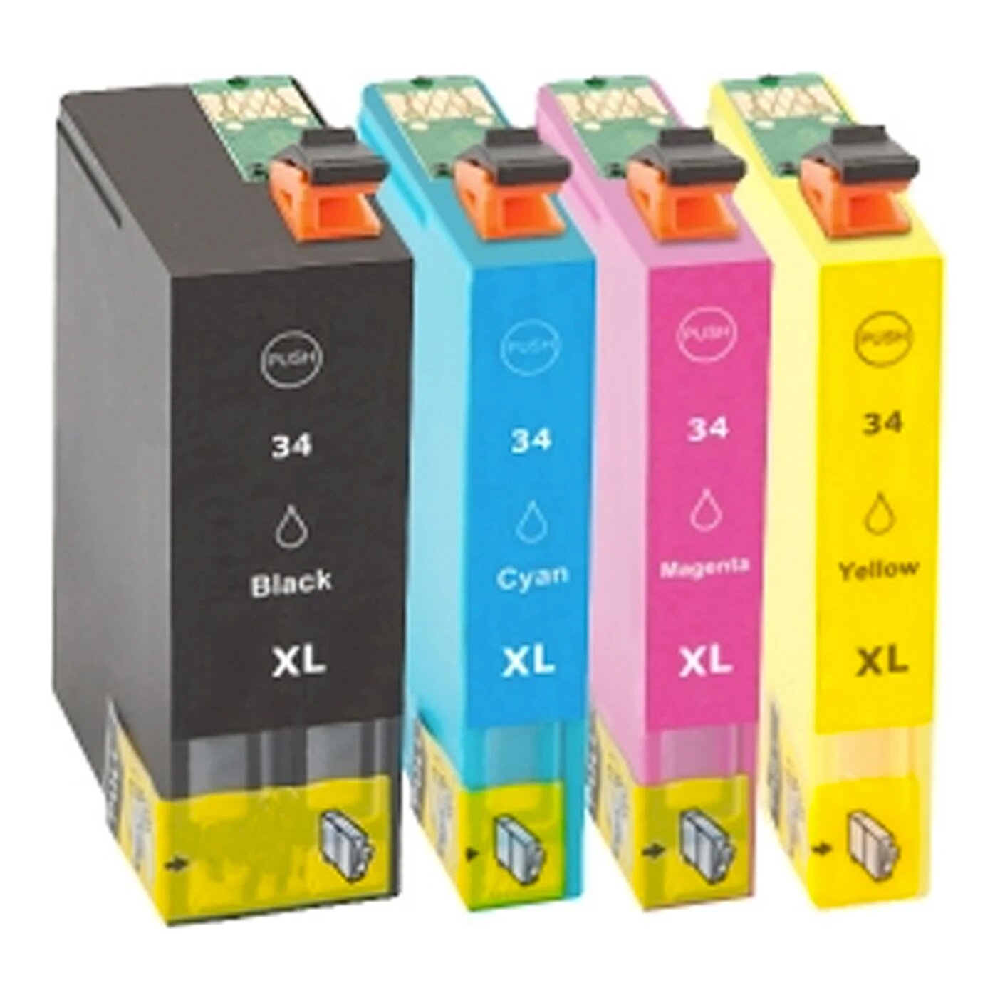 Huismerk Epson 34 XL (T3476) inktcartridges voordeelbundel