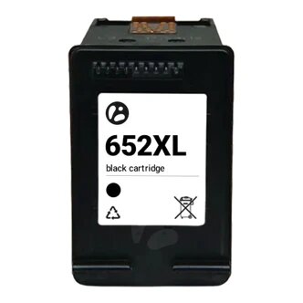 Huismerk HP 652XL (F6V25AE) inktcartridge zwart