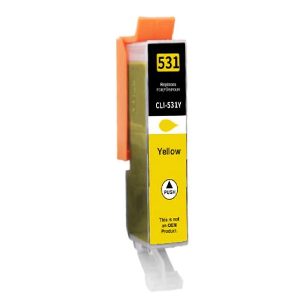 Huismerk Canon CLI-531Y inktcartridge geel