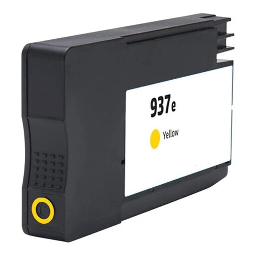 Huismerk HP 937e XL (4S6W4NE) inktcartridge geel