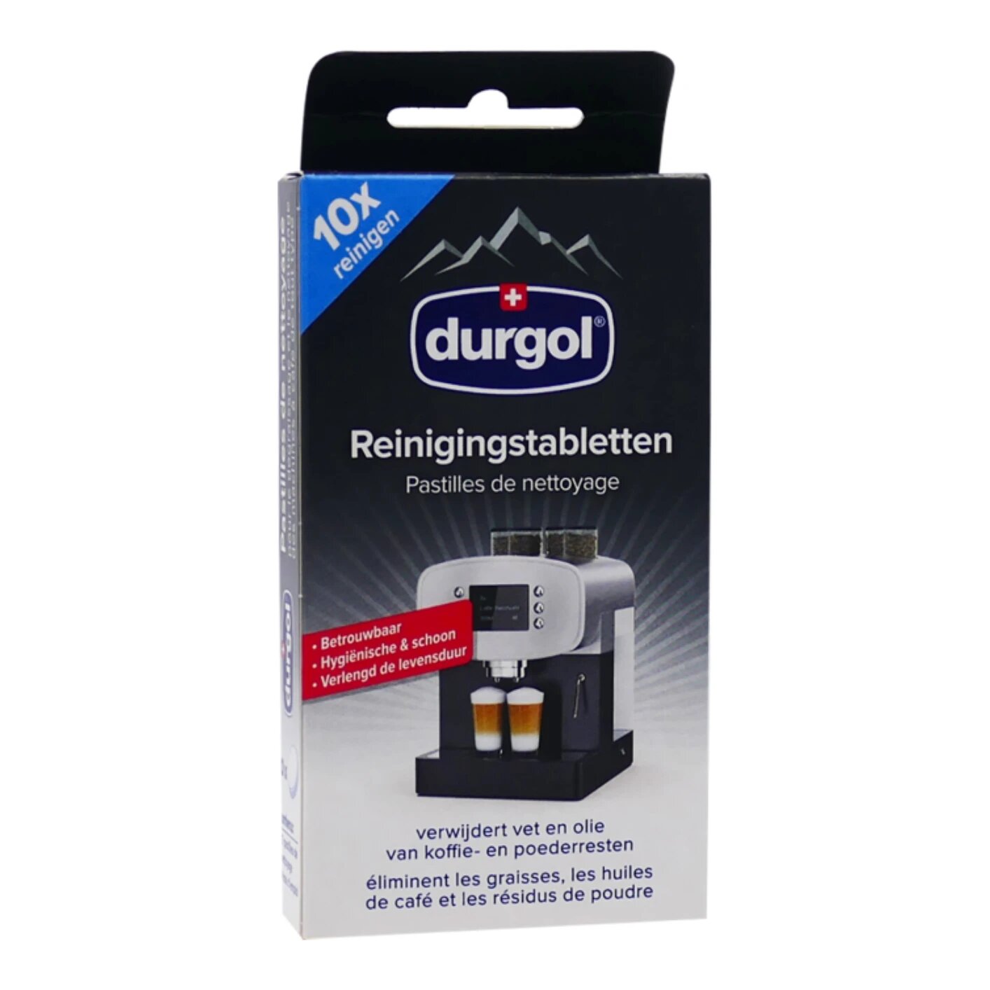 Durgol reinigingstabletten 10 tabs á 1,6 gr Ø15 mm