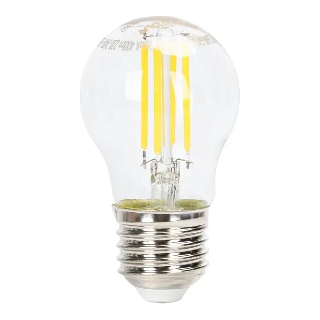 E27 LED Filament lamp | Kogel G45 | 2700K warm wit | 4W (40W)