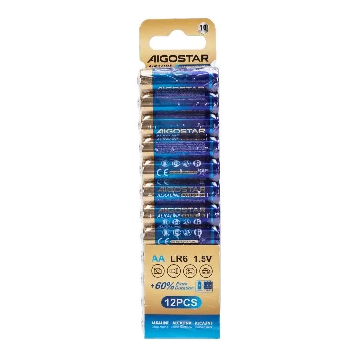 Aigostar AA batterijen 12-pack