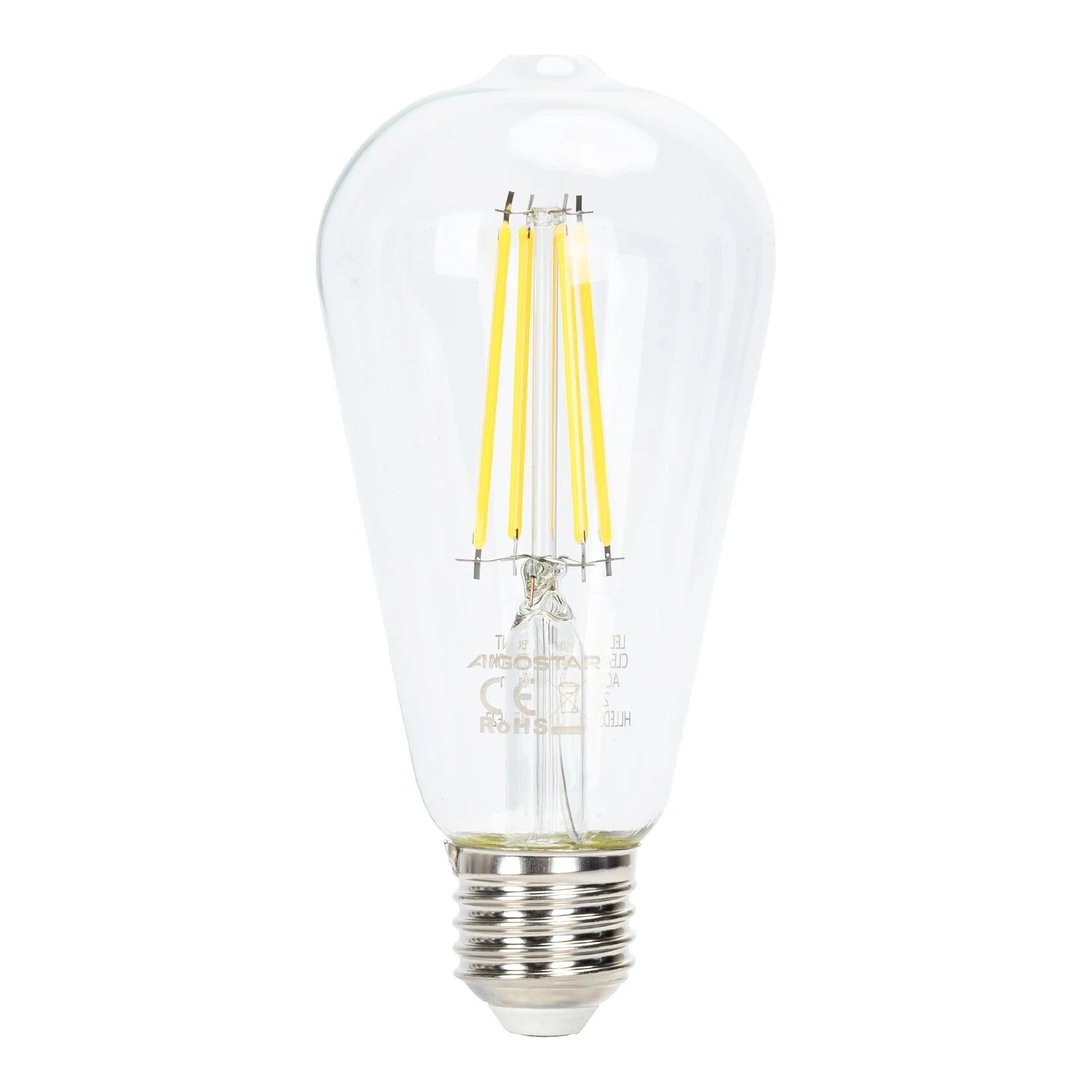 E27 LED Filament lamp | Edison ST64 | 2700K warm wit | Dimbaar | 6W (51W)