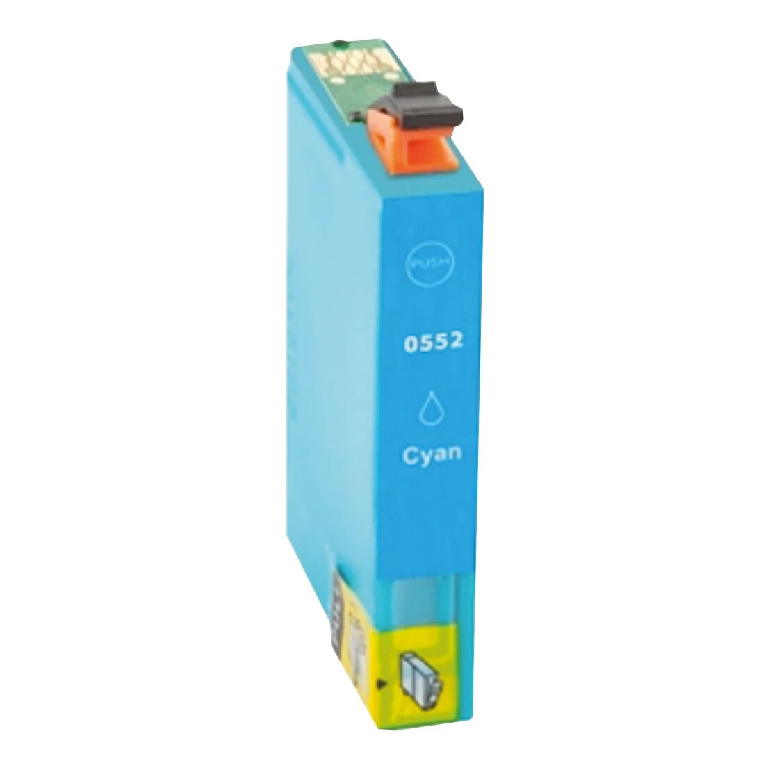 Huismerk Epson T0552 XL inktcartridge cyaan