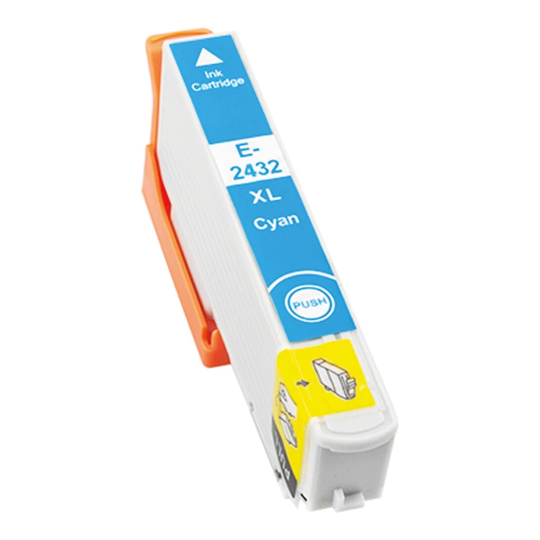 Huismerk Epson 24 XL (T2432) inktcartridge cyaan