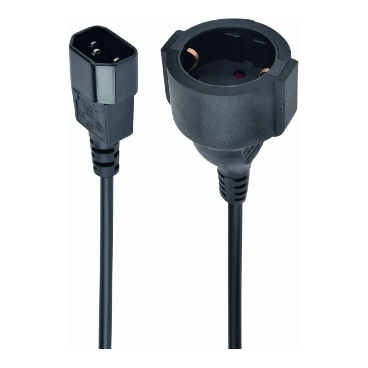 Apparaatsnoer C14 naar Schuko (0,15 m)