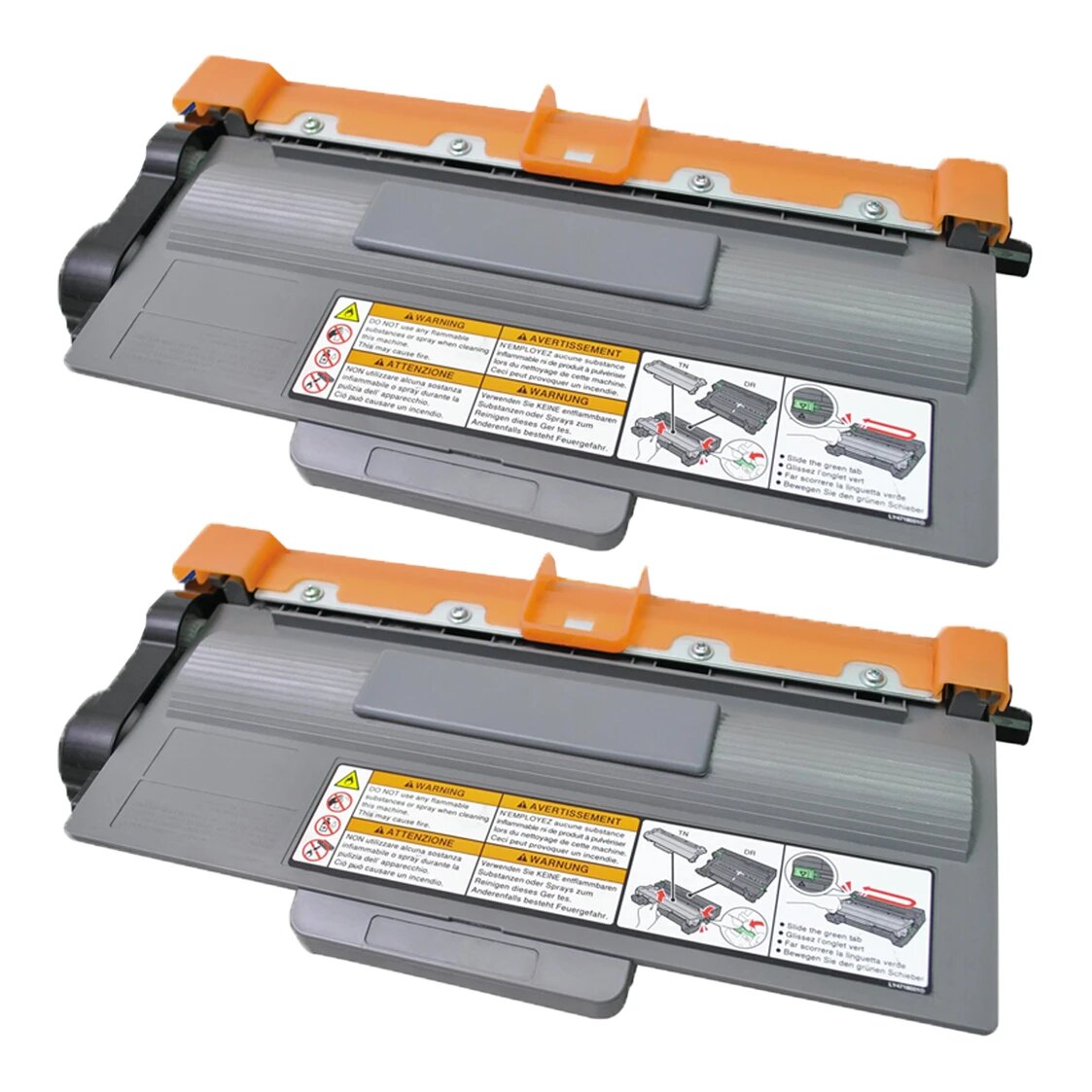 2x Huismerk Brother TN-3380 toner zwart hoge capaciteit