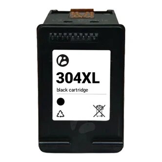 Huismerk HP 304XL (N9K08AE) inktcartridge zwart