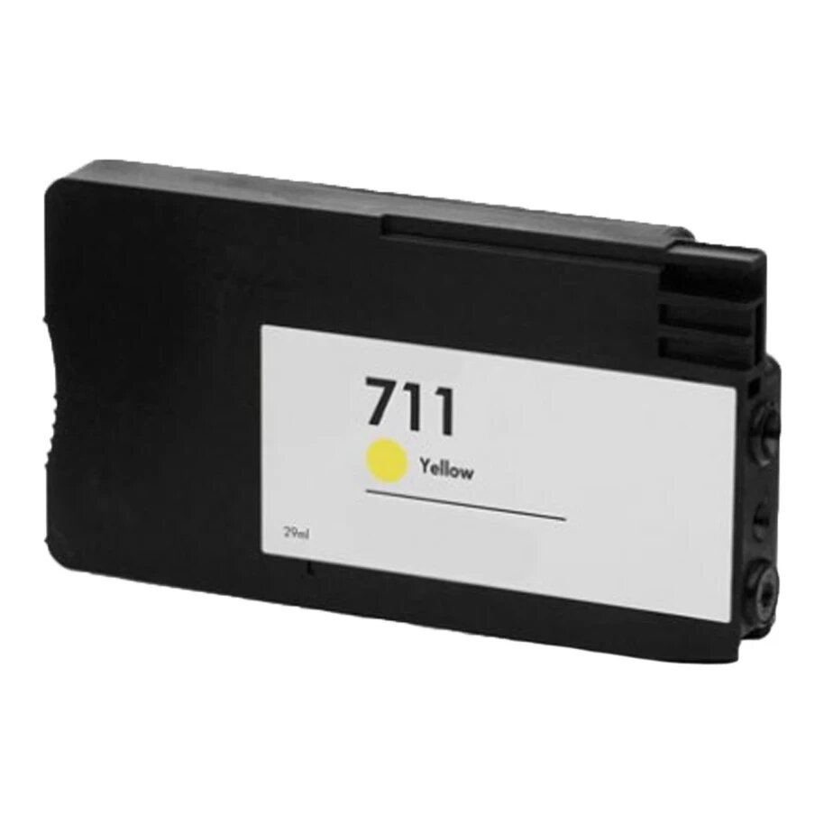 Huismerk HP 711 (CZ132A) inktcartridge geel