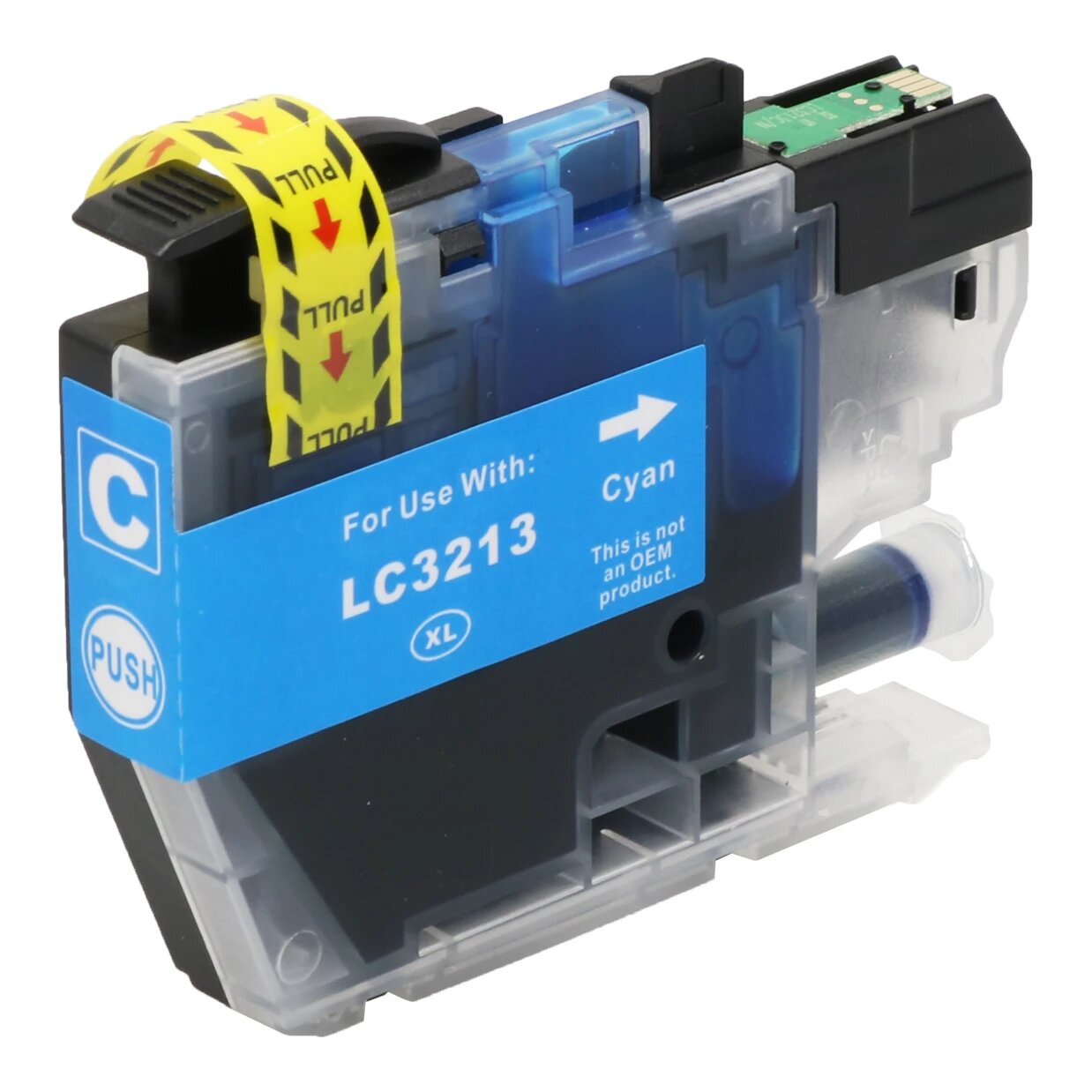 Huismerk Brother LC-3213C XL inktcartridge cyaan