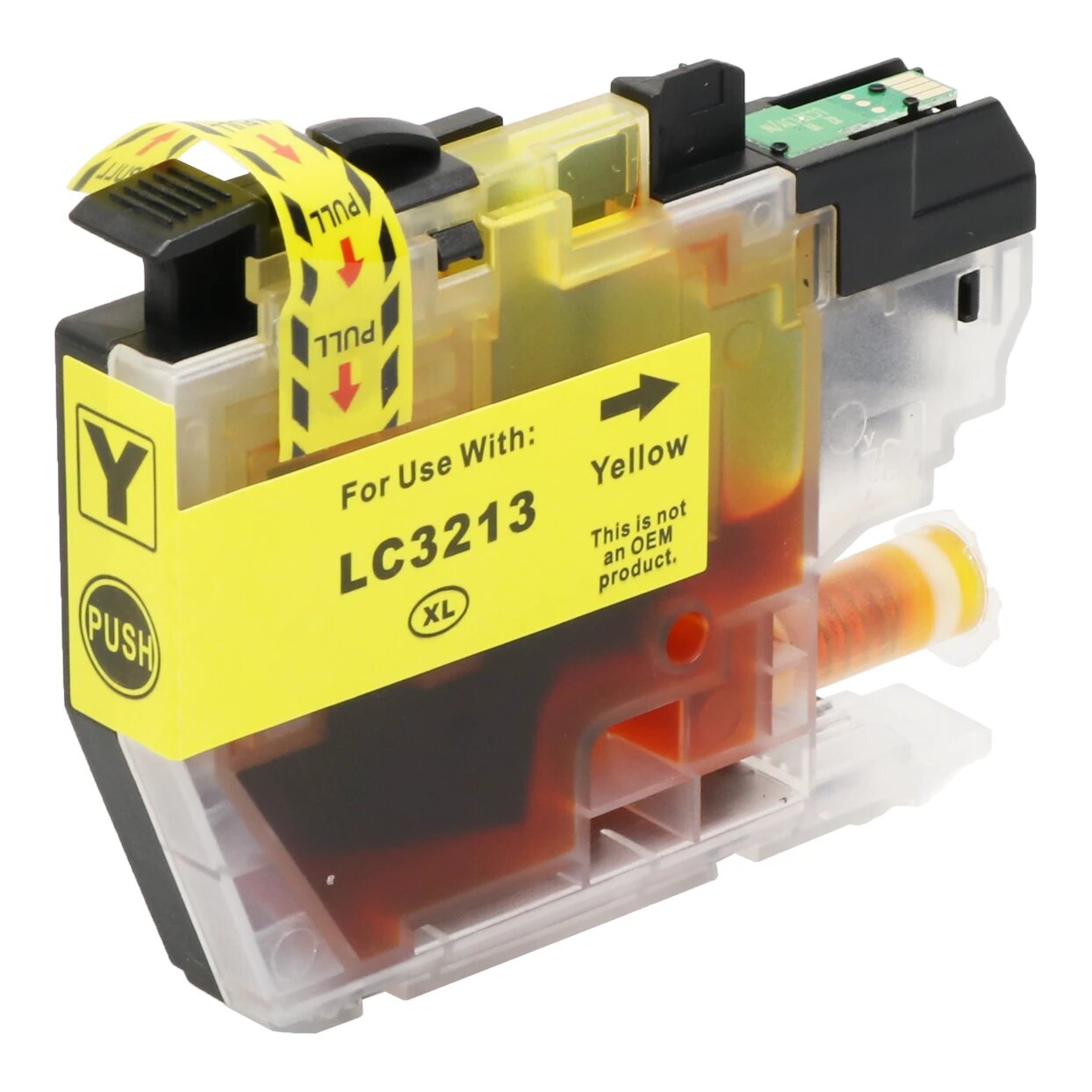 Huismerk Brother LC-3213Y XL inktcartridge geel