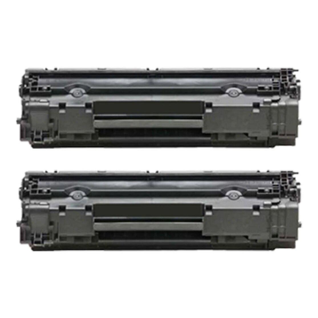 2x Huismerk HP 36A (CB436A) toner zwart