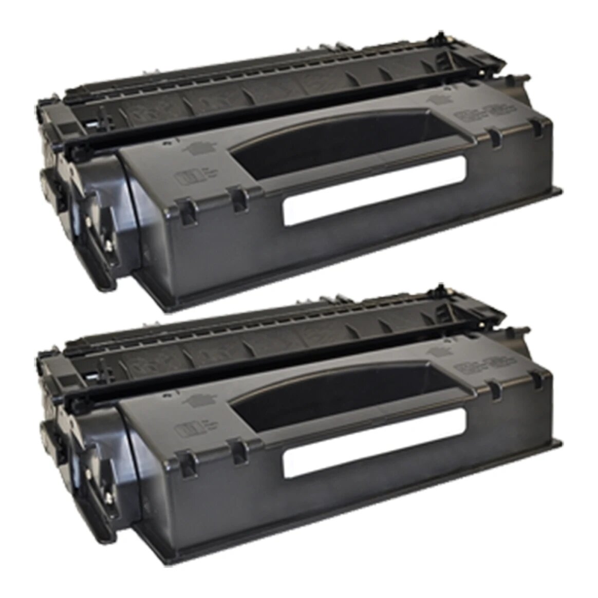 2x Huismerk HP 53X (Q7553X) toner zwart hoge capaciteit
