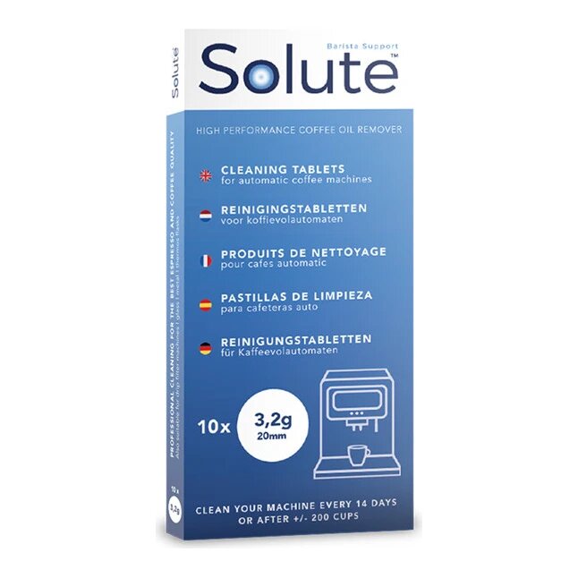 Solute reinigingstabletten 10 tabs á 3,2 gr Ø20 mm