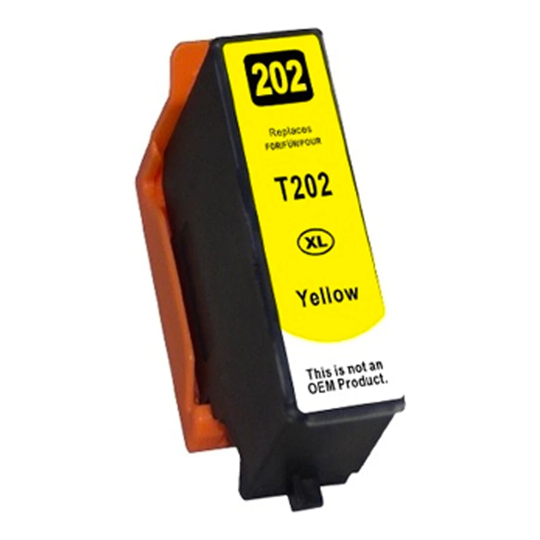 Huismerk Epson 202 XL (T02H44010) inktcartridge geel
