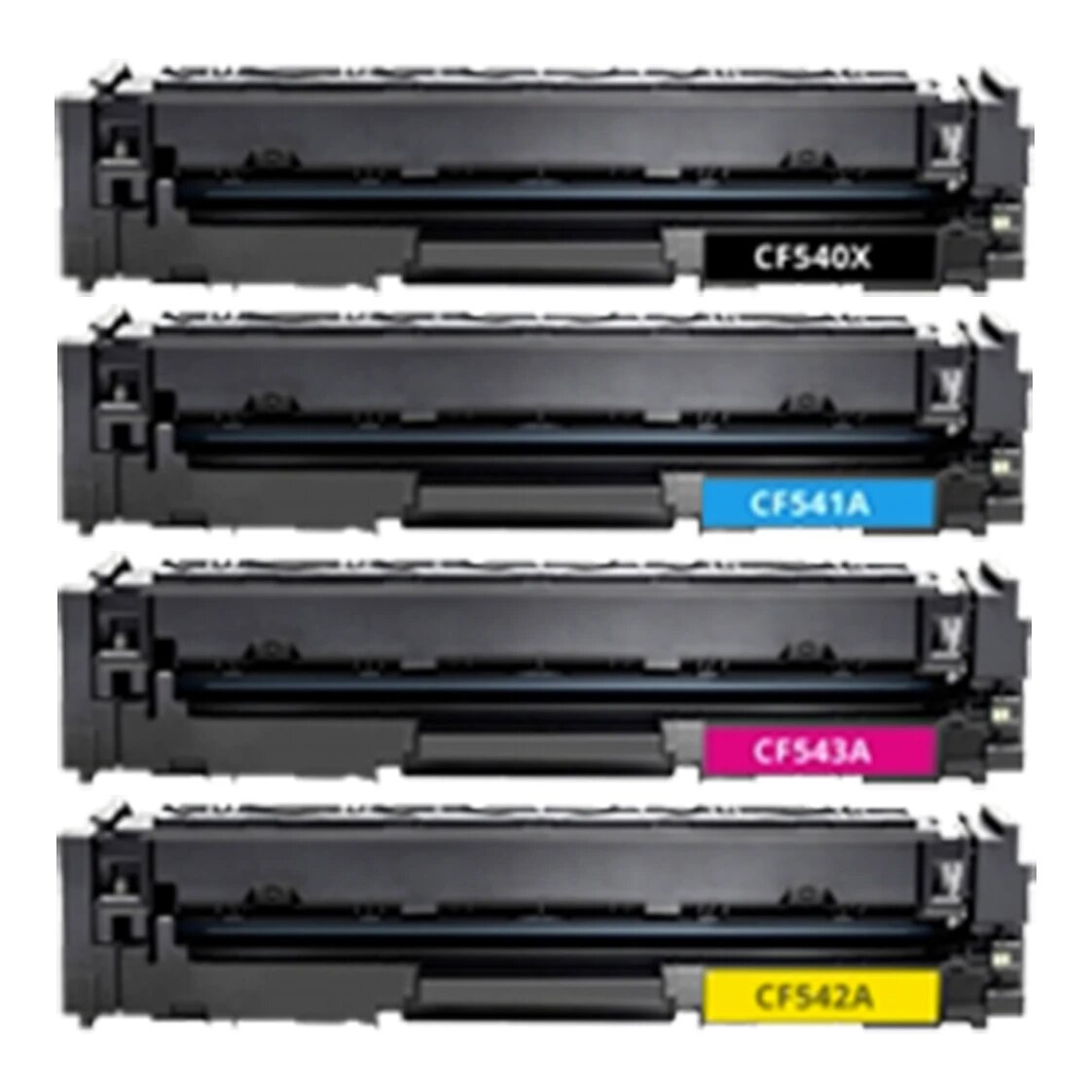 Huismerk HP 203X (CF540X-CF543X) toners voordeelbundel hoge capaciteit