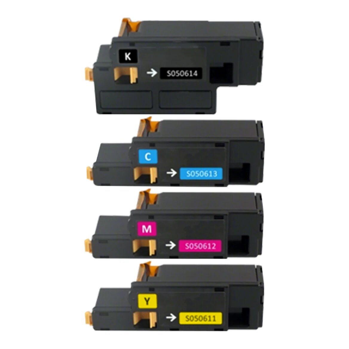Huismerk Epson S050611 t/m S050614 toners voordeelbundel hoge capaciteit