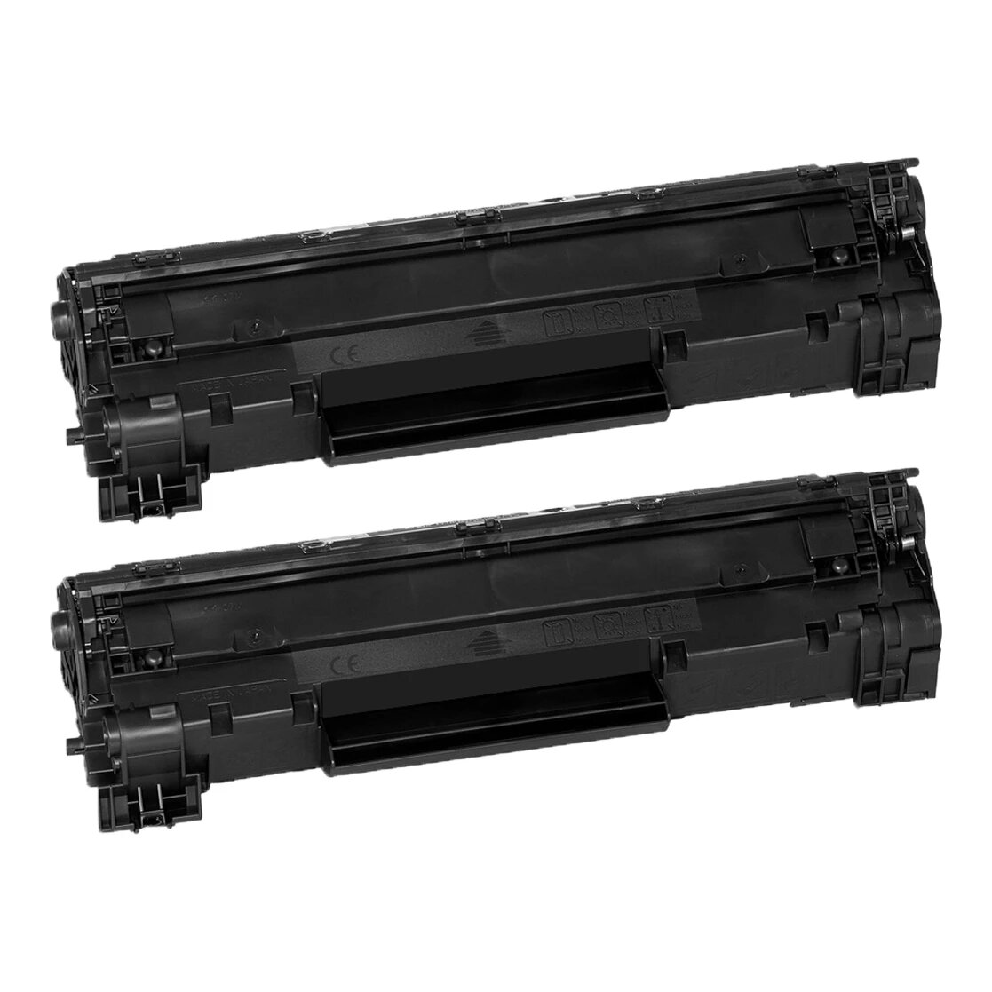 2x Huismerk Canon 712 toner zwart