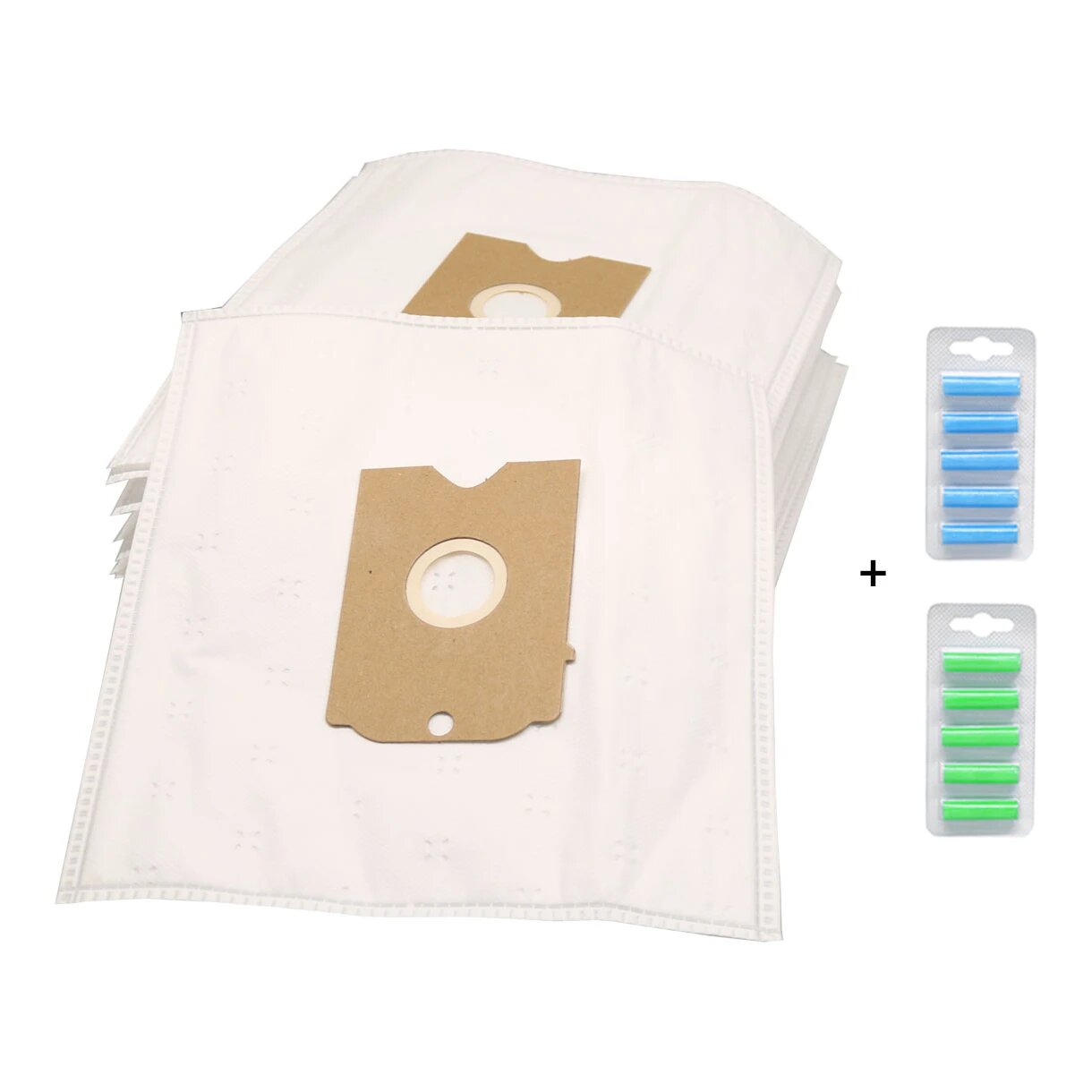 Bosch Type K stofzuigerzakken 10 stuks + 10 geurstaafjes + gratis filter (eigen merk)