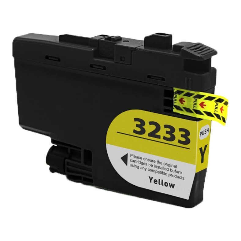 Huismerk Brother LC-3233Y inktcartridge geel