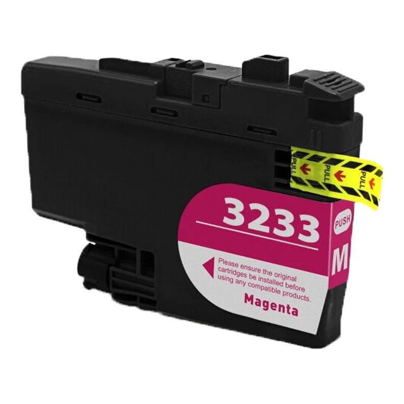 Huismerk Brother LC-3233M inktcartridge magenta