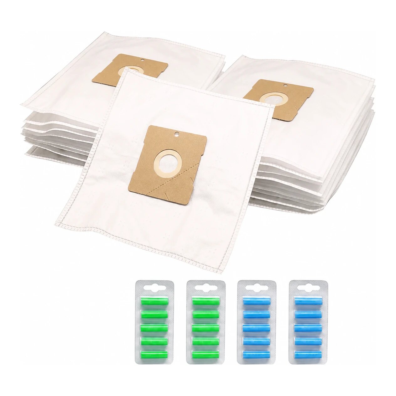 Stofzakkie universele stofzuigerzakken 20 stuks + 20 geurstaafjes + gratis filters