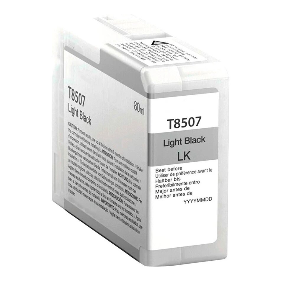 Huismerk Epson T8507 inktcartridge licht zwart