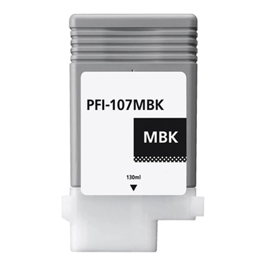 Huismerk Canon PFI-107MBK (6704B001) inktcartridge mat zwart