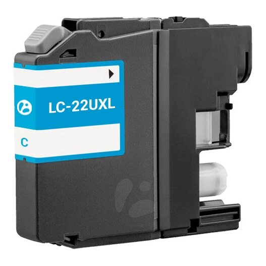 Huismerk Brother LC-22UC XL inktcartridge cyaan