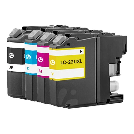 Huismerk Brother LC-22U XL inktcartridges voordeelbundel