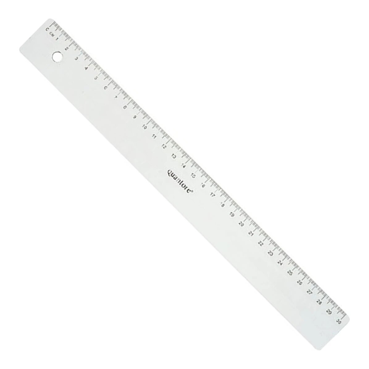 Quantore liniaal plastic (30 cm)