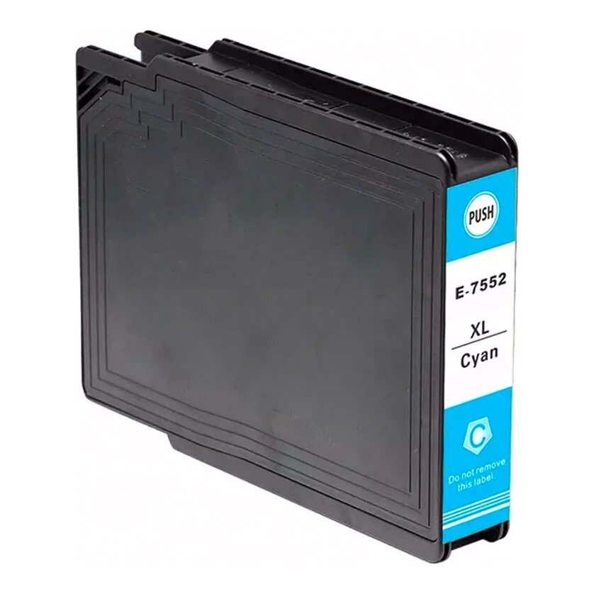 Huismerk Epson T7552XL inktcartridge cyaan
