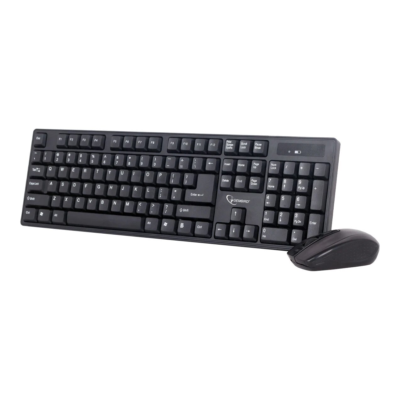 Gembird draadloze QWERTY toetsenbord en muis
