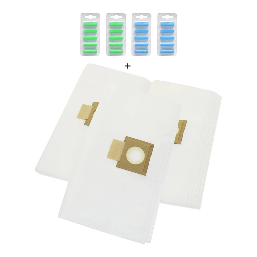 Nilfisk VA81400-P10 stofzuigerzakken 20 stuks + 20 geurstaafjes (origineel)