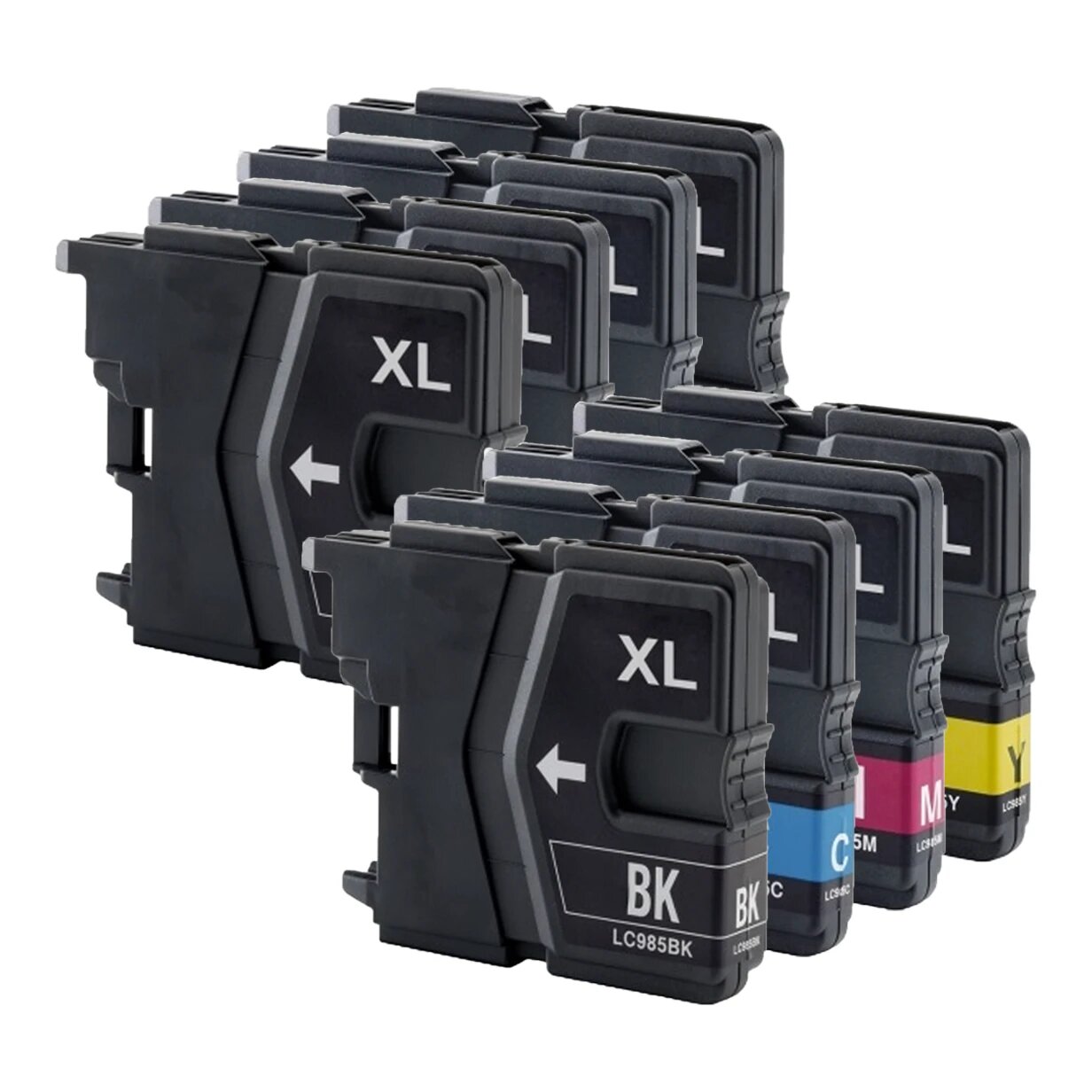 2x Huismerk Brother LC-985 XL inktcartridges voordeelbundel