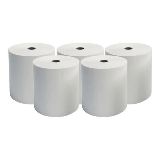 Huismerk thermische kassarol 57x45x12 mm - 25 meter (5 stuks)