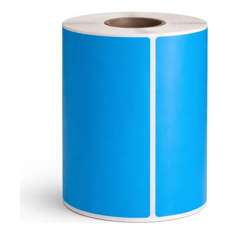 Zebra compatible PostNL verzendlabels blauw, 102 mm x 152 mm