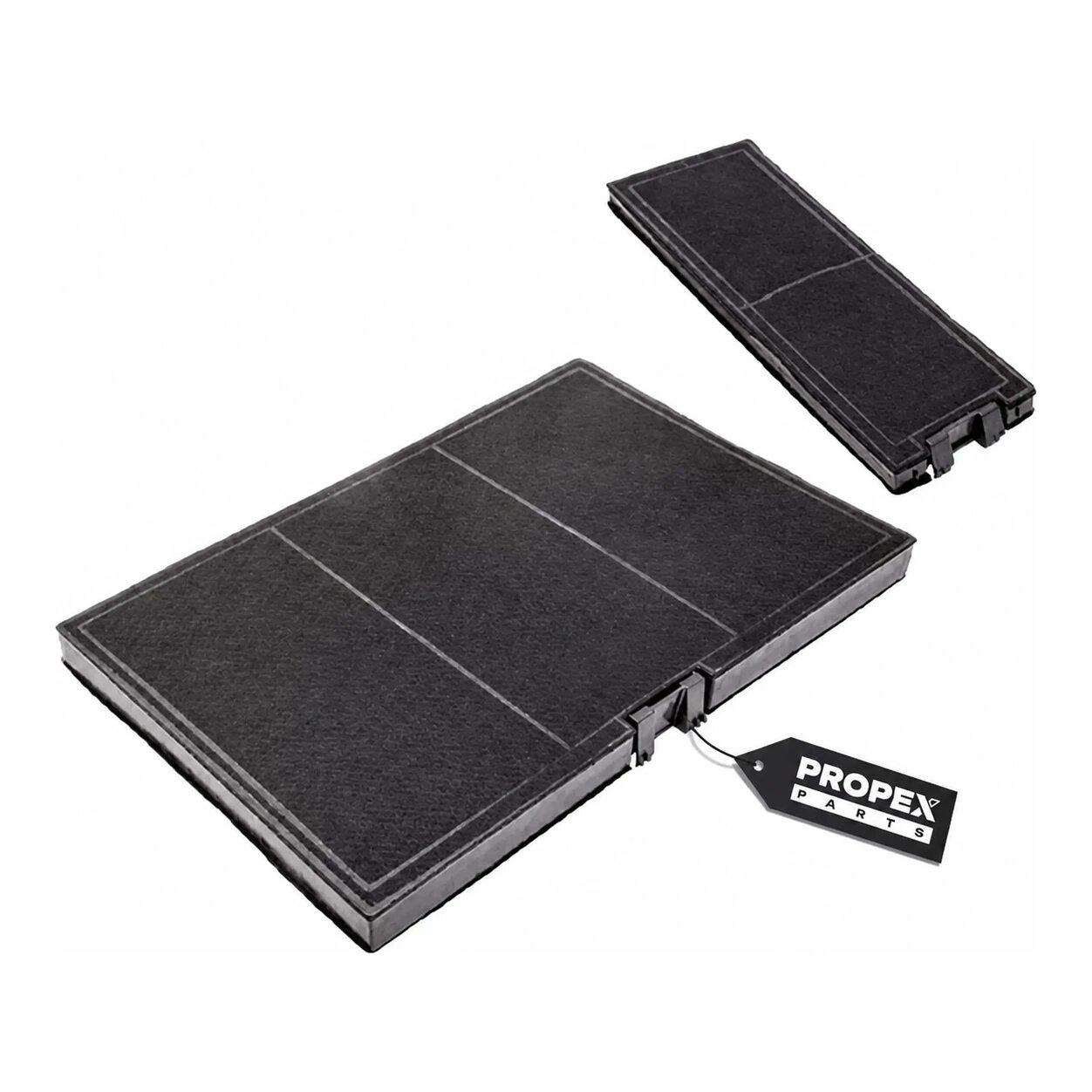 Bosch/Siemens 11018700/11041790/DWZ0AK0A0/LZ10AKA00/Z51AIA0X0 koolstoffilters afzuigkap 2 stuks (Propex Parts)