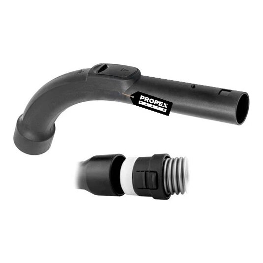 Miele 9442601/5269091 pistoolgreep rond Ø35 mm met luchtregeling (Propex Parts) (nieuwe aansluiting)