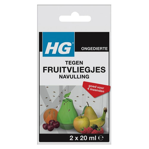 HGX fruitvliegjes val navulling (2x20 ml)