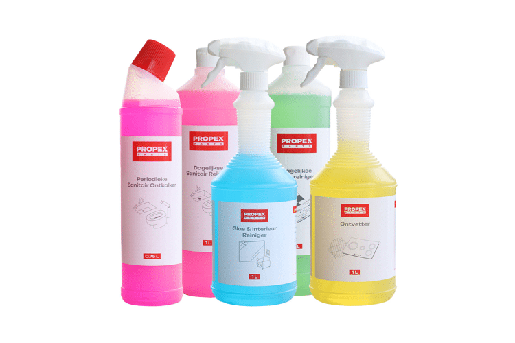Propex-reinigingsmiddelen-samen