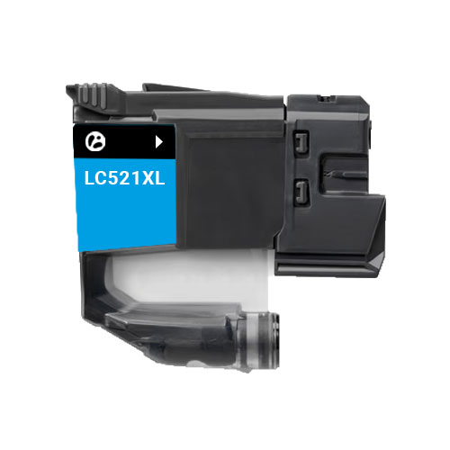 Huismerk Brother LC-521C inktcartridge cyaan