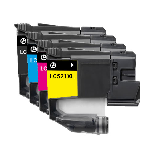 Huismerk Brother LC-521VAL inktcartridges voordeelbundel