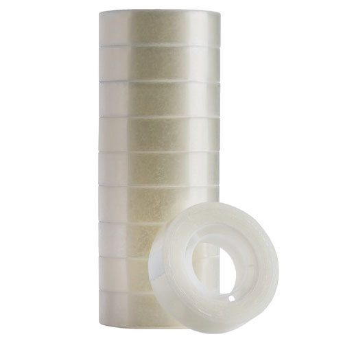 10x Quantore transparant plakband 15 mm x 33 m