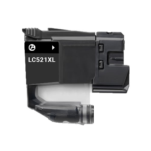 Huismerk Brother LC-521BK inktcartridge zwart